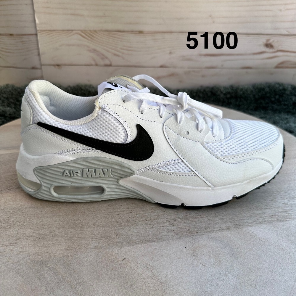 Nike Air Max Excee Mens 8 White Black Sneakers CD4165-100 New